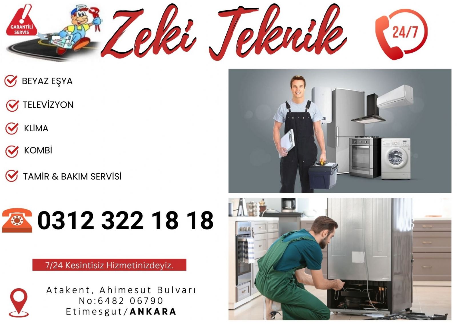 Elvankent Arçelik Servisi